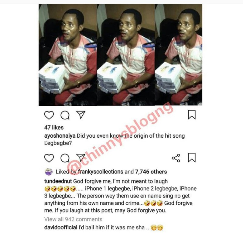 Davido Shades Mr Real Legbegbe Says He Should Have Bailed Seun Egbegbe 1