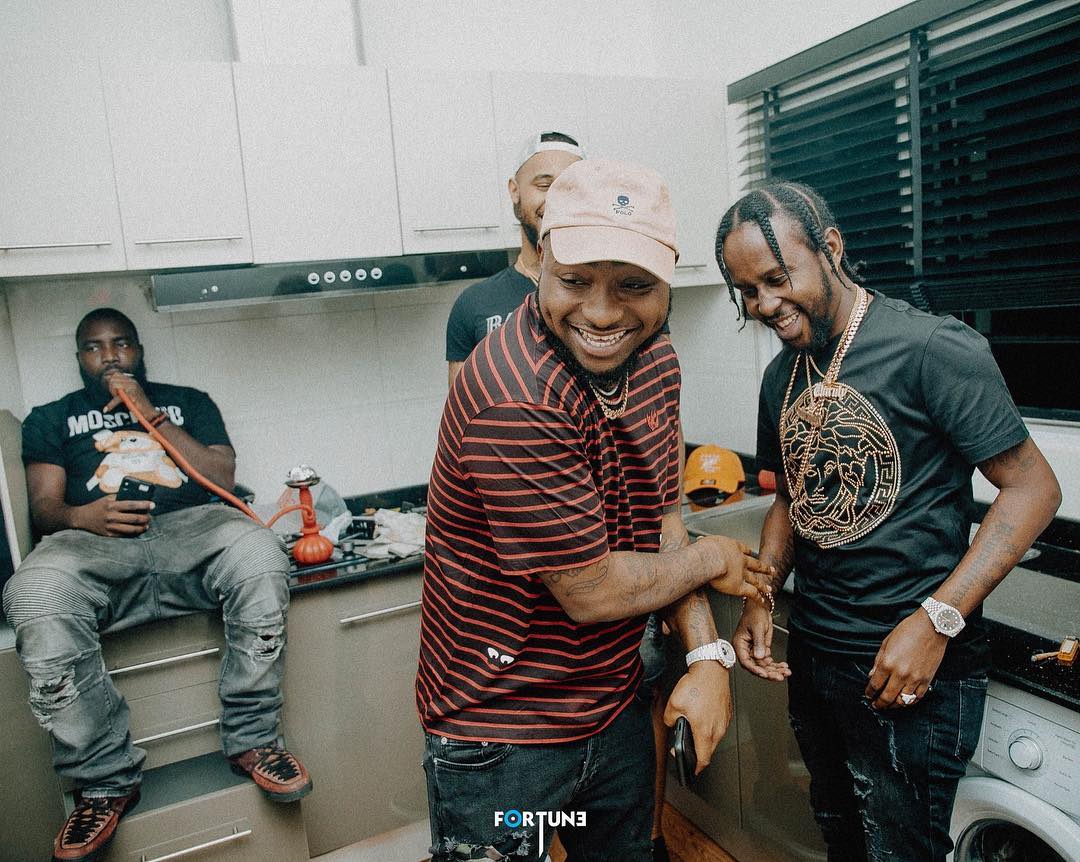 Davido Hosts Jamaican Superstar Popcaan In Lagos (Photos) 1